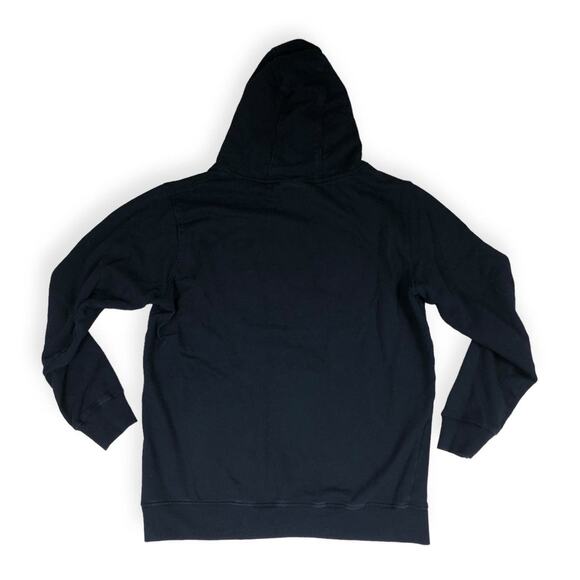 Under Armour Pull Over Hoodie Black with white Logo Size Large - Picture 3 of 5